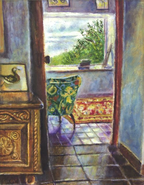 Interior With Green Chair